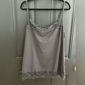 Maurice’s gray lace plus cami.